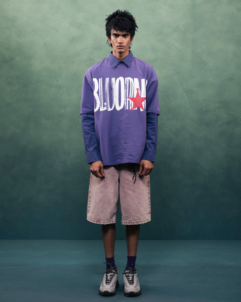 Purple BG Star T-Shirt