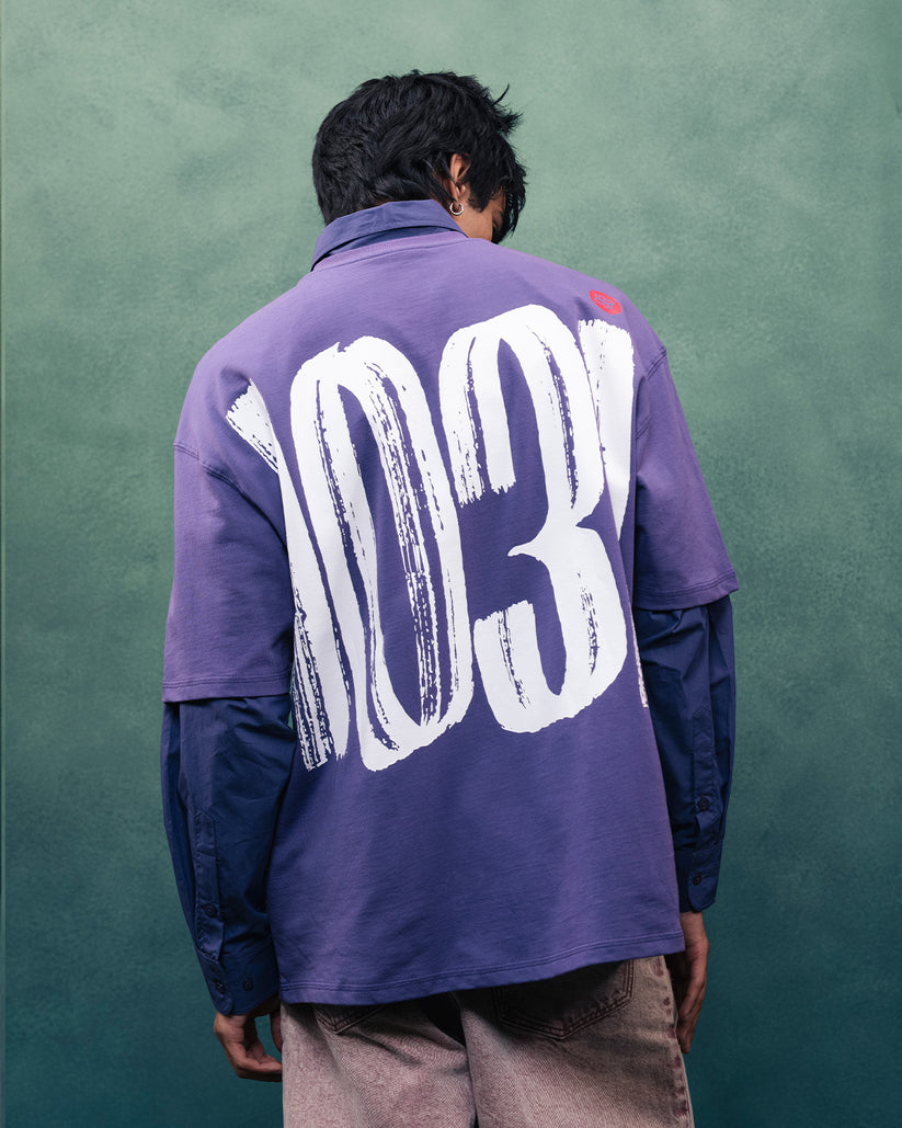 Purple BG Star T-Shirt